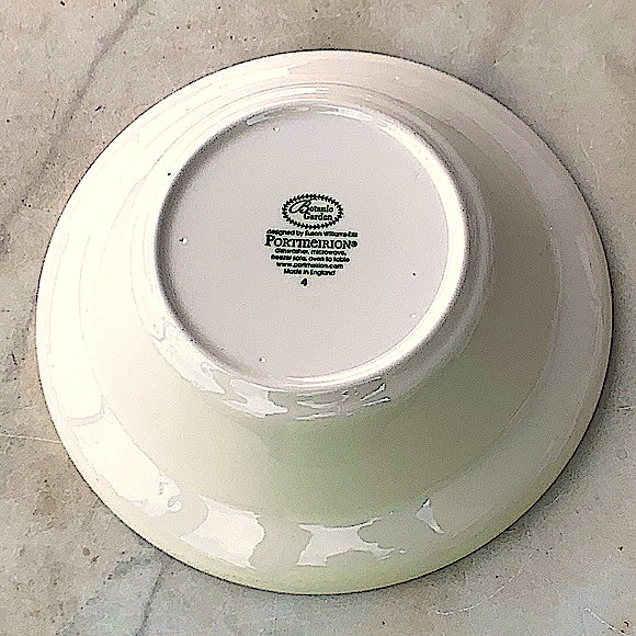 BOTANIC GARDEN BY PORTMEIRION SPEEDWELL OATMEAL CEREAL BOWL NEW ENGLAND - Picture 6 of 7